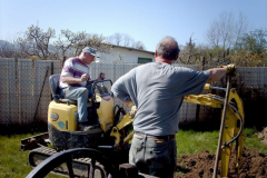 Arbeiten auf dem Vereinsgelände 2010