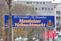 Weihnachtsfahrt nach Mannheim 10. Dezember 2017